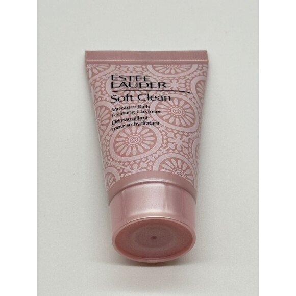 Estee Lauder Soft Clean Foaming Cleanser Moisture Rich 1Fl Oz - Picture 1 of 3